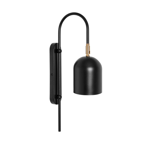 Преміум - чорний, металевий настінний світильник для кухні - Taku, Ummo