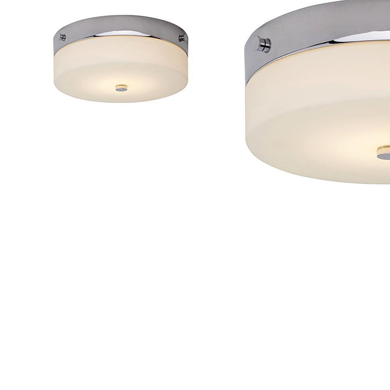 Хромований стельовий світильник (23/29см) - стельовий світильник для ванної, вітальні, спальні (GX53 9W) Elstead (Tamar)