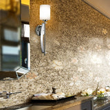 Настінний світильник Taylor для ванної кімнати з полірованим хромом - настінний світильник - Quoizel, 15x49см / G9 1x4W