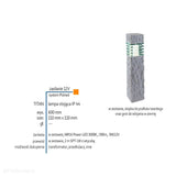 Світильник стоячий (Nepos 40cm/Titan 60cm) вуличний садовий стовп IP 44 (3W, 3000K) (система 12V LED)