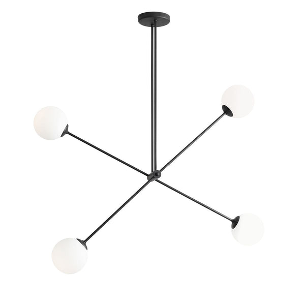 Сучасний регульований підвісний світильник, молочні кулі 4x14см (E14) Aldex (Ohio) 1081PL-L1
