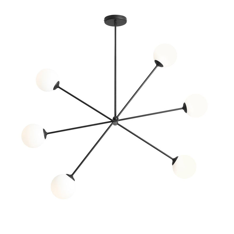 Сучасний регульований підвісний світильник, молочні кулі 6x14см (E14) Aldex (Ohio) 1081PL-K1