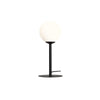 Лампа настільна 35см - трубка чорна, одна кулька молочного кольору 14см (E14) Aldex (Pinne) 1080B1