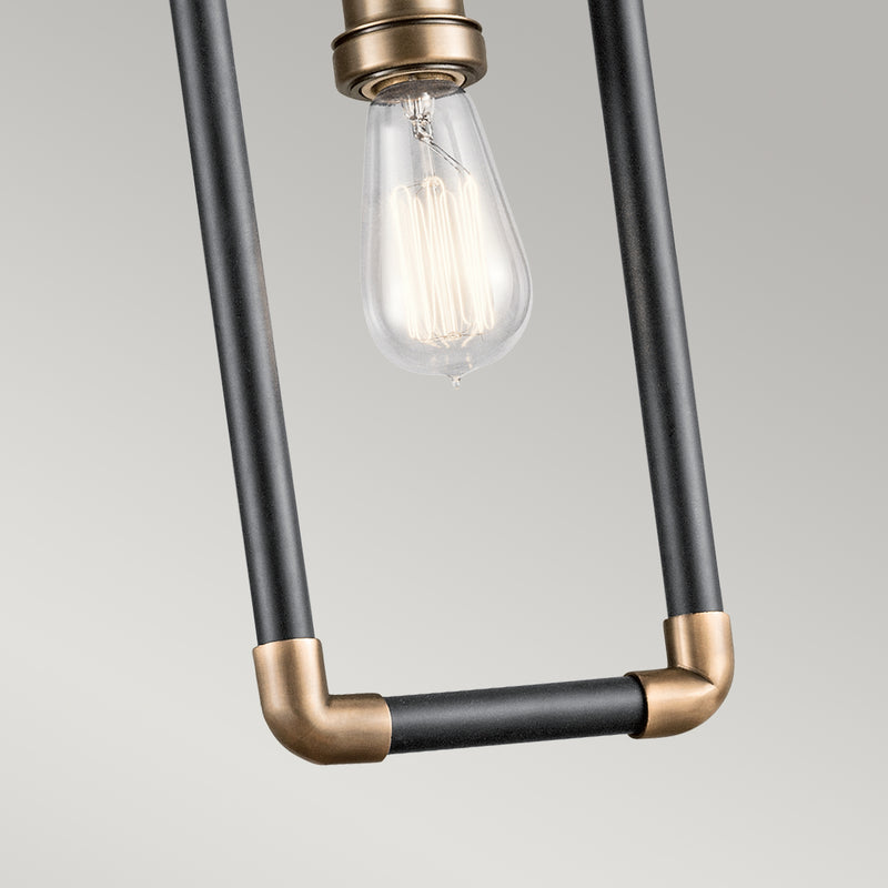 Каркасний підвісний світильник для вітальні - Kichler, Imahn