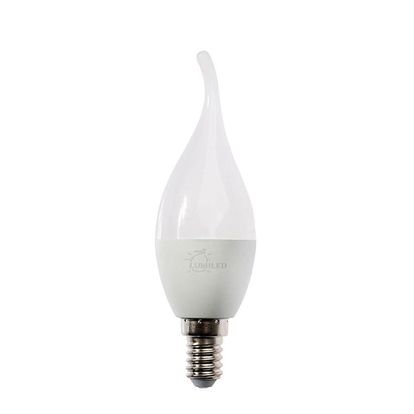 Світлодіодна лампа E14 молочного кольору (5W=50W полум'я) (470lm, 3000K) Lumiled/LEDZARMI037