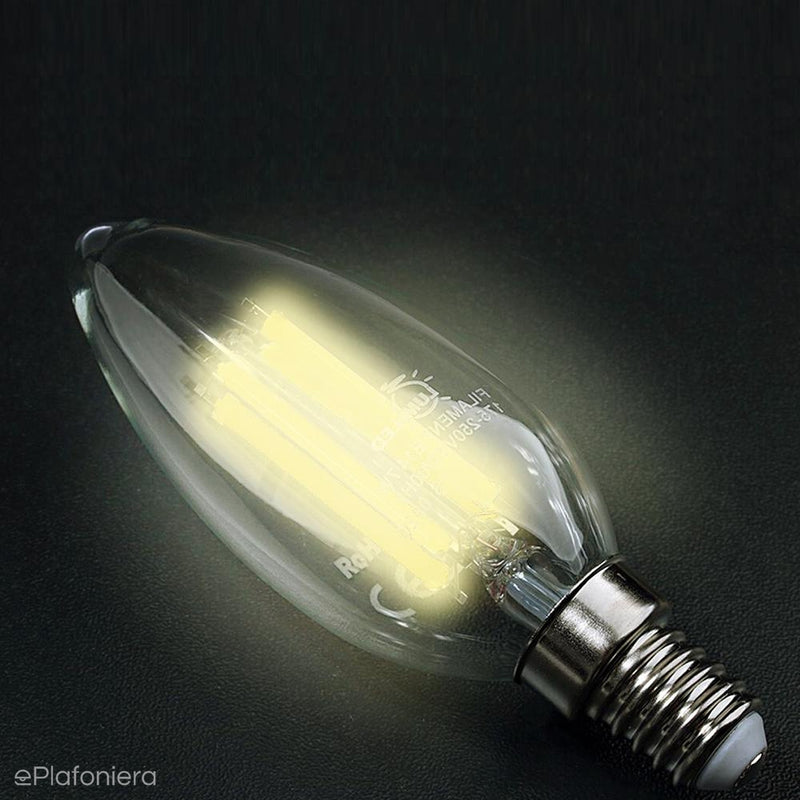 Світлодіодна лампа E14 (7W=65W candle) (770lm, 4000K/3000K) Lumiled/LEDZARMI215