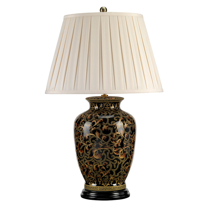 Лампа настільна з порцеляни, з вимикачем - Morris, Elstead Lighting 59/74см
