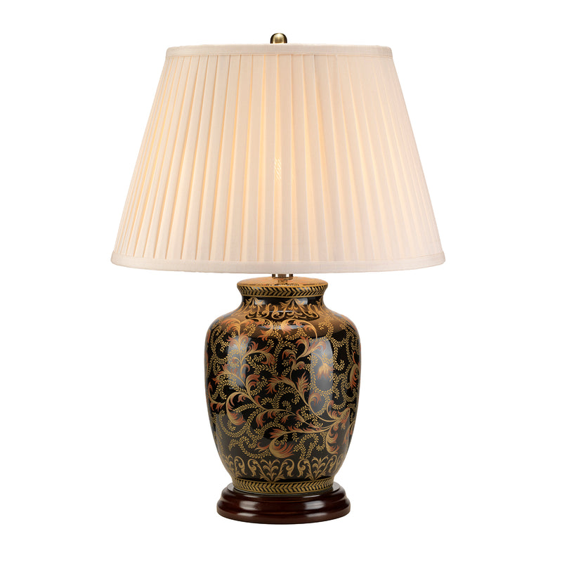 Лампа настільна з порцеляни, з вимикачем - Morris, Elstead Lighting 59/74см