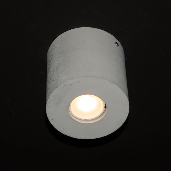 Пунта бетонний стельовий світильник, спот, плафон - Лофтлайт (GU10, 5W)