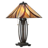 Вітражна лампа Tiffany Asheville, Quoizel