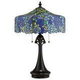 Настільна лампа Tiffany Cobalt, Quoizel
