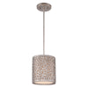 Декоративний підвісний світильник Confetti зі сріблом - Quoizel (20см, 1xE27)