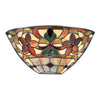 Настінний вітражний світильник в стилі Tiffany, Kami, Quoizel